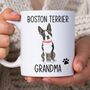 Boston Terrier Grandma Mug, thumbnail 1 of 2