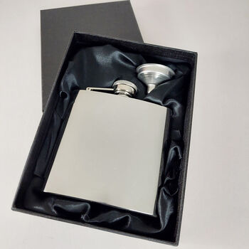 Personalised Engraved Hip Flask Premium Quality, 5 of 6