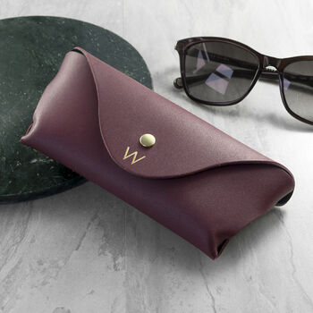 Personalised Leather Origami Glasses Case, 7 of 12