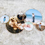 Personalised Canvas Print Wooden Hoop Photo Frame, thumbnail 2 of 3