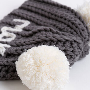 Personalised Baby Hat And Mitts Easy Crochet Kit, 5 of 10