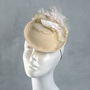 Vintage Style Bridal Flower Cocktail Hat, thumbnail 9 of 9