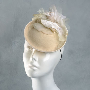 Vintage Style Bridal Flower Cocktail Hat, 9 of 9