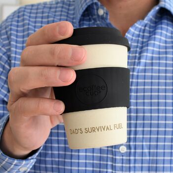 Dads Personalised Reusable Coffee Cup, 4 of 7