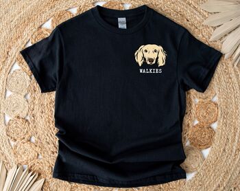 Long Haired Dachshund T Shirt, 2 of 6