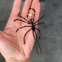 Handmade Spider Hair Pin In Black, thumbnail 6 of 9
