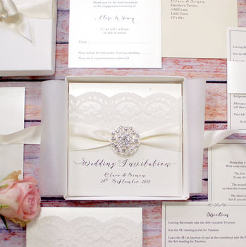 opulence invitation bespoke crystal notonthehighstreet