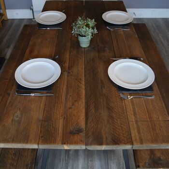 Reclaimed Wooden Dining Table, 7 of 11
