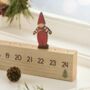 Santa's Little Helper Wooden Advent Calender, thumbnail 1 of 3