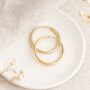 9ct Gold Hoop Earrings – 24mm, thumbnail 1 of 7