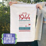 Personalised 80th Birthday Gift Microfibre Tea Towel, thumbnail 1 of 9