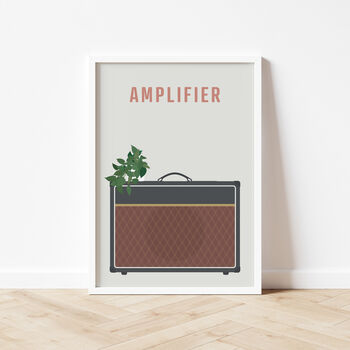 Guitar Amplifier Print | Vox Amp Music Poster, 3 of 8