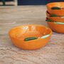 Ceramic Orange Dish, thumbnail 3 of 5
