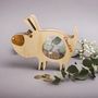 Hedgehog Personalised Children's Money Box, thumbnail 6 of 8