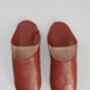 Men's Leather Babouche Slippers, thumbnail 9 of 11