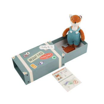 Wild Wanderers 'Freddie The Fox' Matchbox Toy | Gift Boxed | Baby Shower, 3 of 6