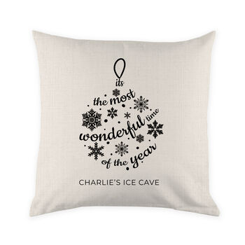Personalised Bauble Cushion Cover, 5 of 5