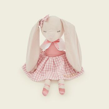 Personalised Bunny Ballerina Doll, 2 of 6