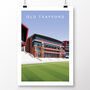 Old Trafford Cricket Poster, thumbnail 2 of 7