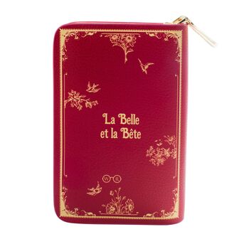 Beauty And Beast Book Zip Around Wallet, 3 of 5