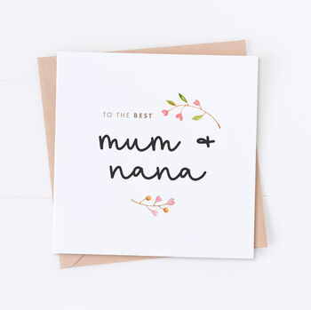 Mum And Gran Mother's Day Card, 9 of 10