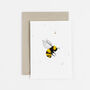 Plantable Bee Notecard Set Of Three, thumbnail 2 of 4