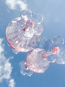 Pink Floral Desert Glass, 4 of 6