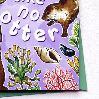 Otter Mum Card Birthday Or Mother's Day Card, 3 of 5