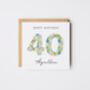 Personalised Happy 21st Birthday Card Liberty Style *Age Options, thumbnail 5 of 10