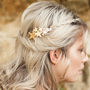 Star Hair Barrette Gold Or Silver, thumbnail 1 of 3