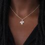 Personalised Sterling Silver December Holly Birth Flower Necklace, thumbnail 2 of 7