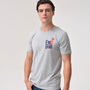 England Rugby And Football Fan Grey Organic T Shirt, thumbnail 5 of 7