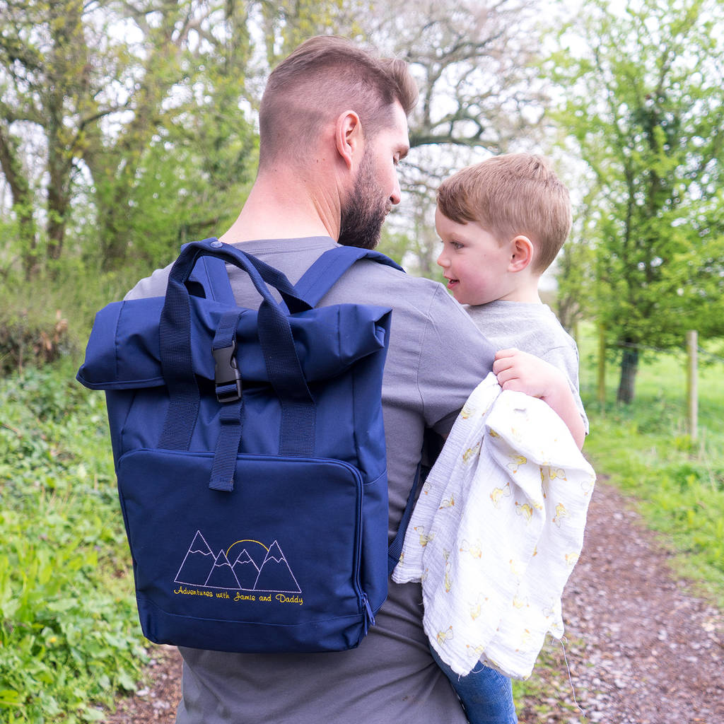 Personalised Men's Baby Changing Bag For Adventures, 1 of 5