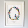 Personalised J To S Bright Wildlife Letter Print, thumbnail 9 of 12