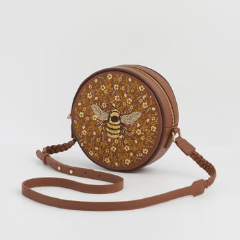 Bumble Bee Tan Circle Bag, 5 of 7