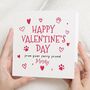Valentine's Card From The Dog For Partner, thumbnail 1 of 7