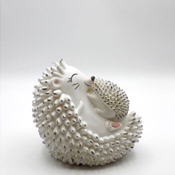 Mother And Baby Hedgehog Night Light Lamp, 3 of 5