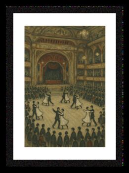 Blackpool Tower Ballroom Lowry Style Framed Art, 2 of 2