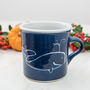 Handmade Porcelain Whale Tea Mug, thumbnail 1 of 2