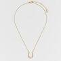 Gold Lucky In Love Necklace, thumbnail 5 of 8
