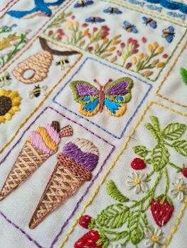 Summer Splendour Hand Embroidery Kit, 5 of 12