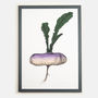 Purple Vegetable Wall Art, thumbnail 1 of 3
