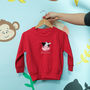 On The Wild Side Embroidered Children's Farm Jumper, thumbnail 7 of 12