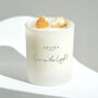 Live In The Light Citrine Crystal Candle, thumbnail 1 of 8