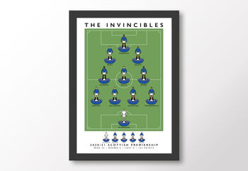 Rangers 20/21 Invincibles Poster, 9 of 9