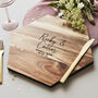 Couples Personalised Chopping Board, thumbnail 1 of 6