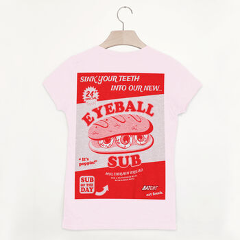 Eyeball Sub Women's Slogan T Shirt, 3 of 6