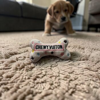 Bone Shaped Squeaky Small Dog Toy, 4 of 6