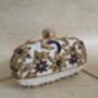 Oval Off White Clutch Bag, thumbnail 4 of 9