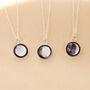 Sterling Silver Custom Moon Phase Necklace, thumbnail 5 of 6